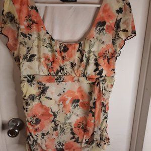 Maurices XL Floral blouse